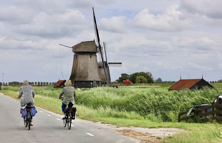 Alte Windmühle in den Niederlanden