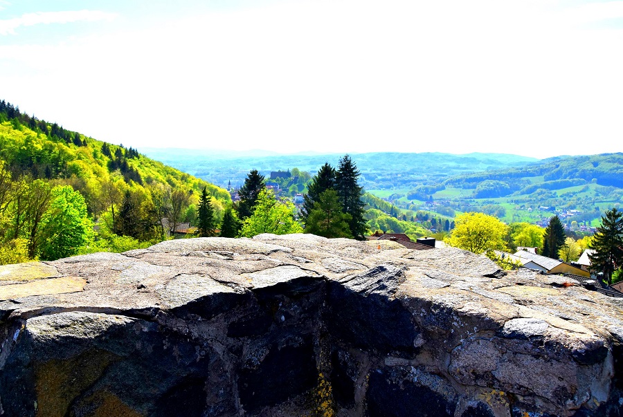 Ausblick über Odenwald