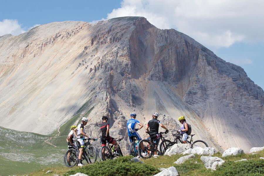 Gruppe Reisen Mountainbikes