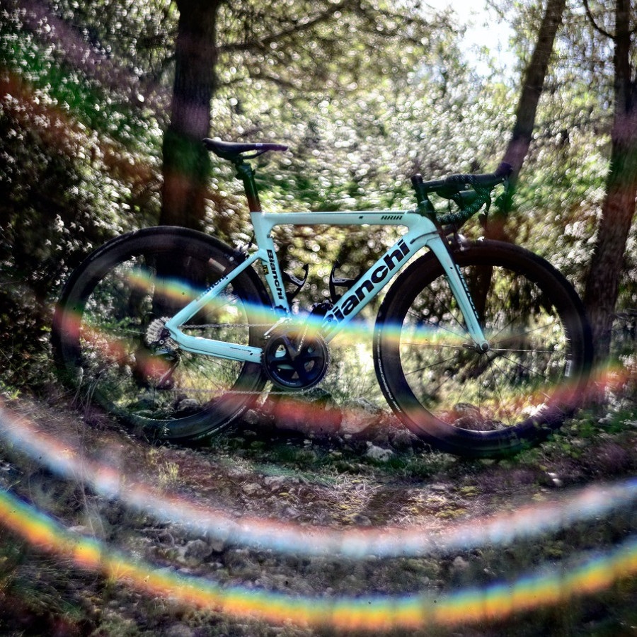 Modernes Bianchi-Fahrrad