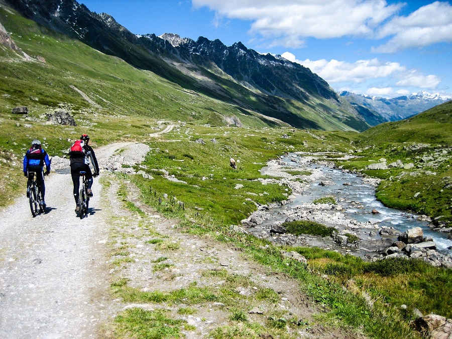 Radtour durch die Berge