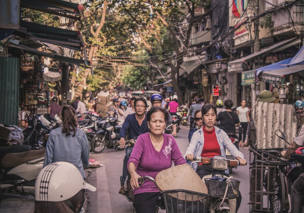 Straßenverkehr Vietnam